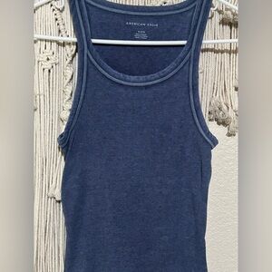 American Eagle Outfitters Navy Tank Top
